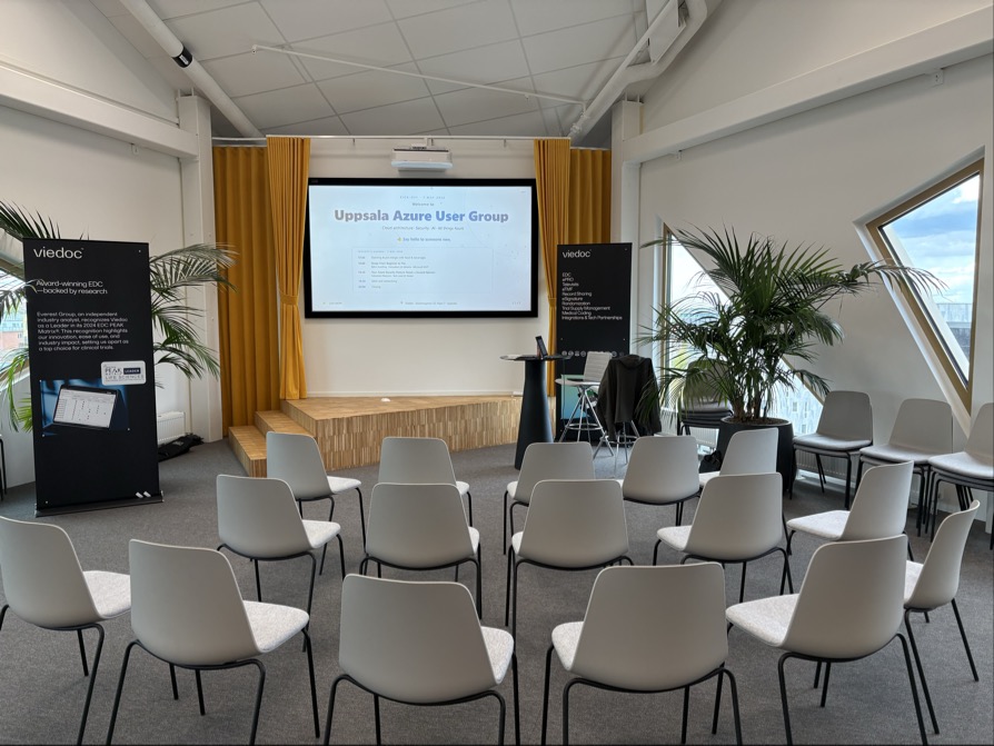 Uppsala Azure User Group kickoff event — attendees and speakers